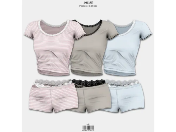 Alpha Linnea Set by mirosims2020 - The Sims 4 custom content