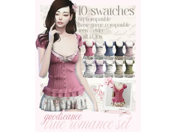 Fairy dress - Sims 4 CC - SimsFinds