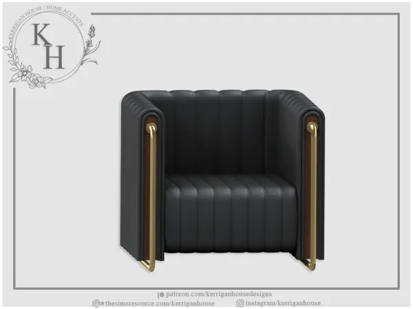 Alpha [khd] moderno armchair - The Sims 4 custom content