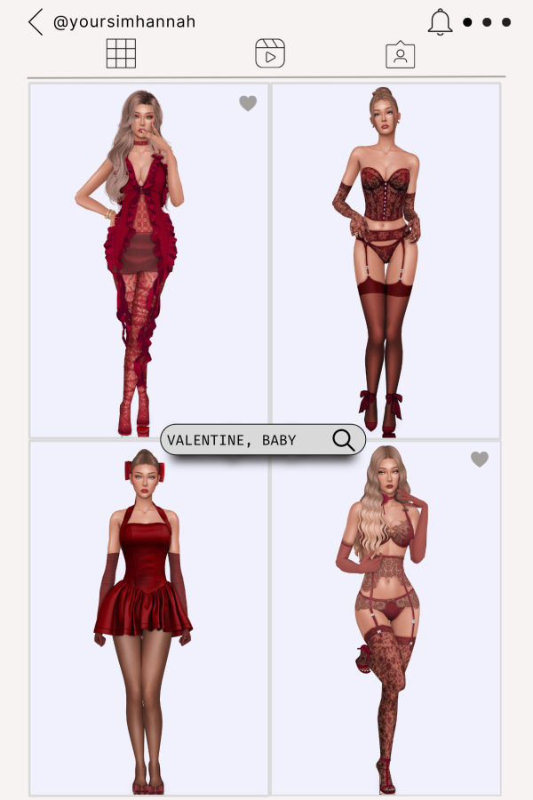 Mix VALENTINE BABY ft Arwen Andersen by simsfinds - The Sims 4 Custom Content