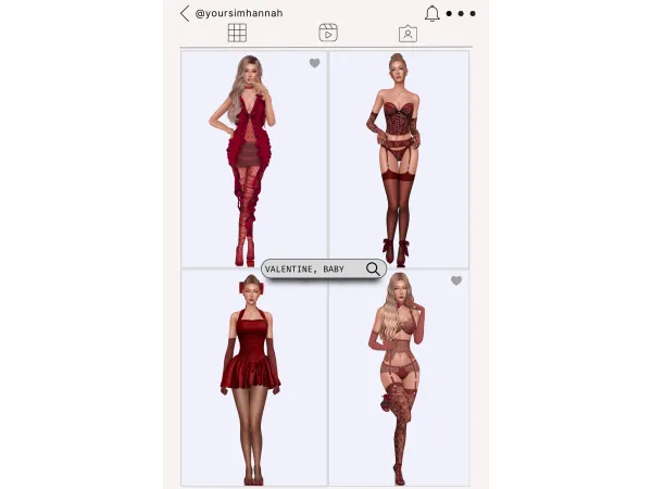 Mix u201cVALENTINE BABYu201d ft Arwen Andersen by yoursimhannah - The Sims 4 Custom Content