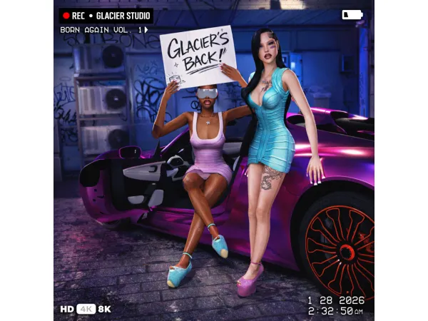 Alpha Born Again Vol. 1 by GlacierBrand - The Sims 4 custom content