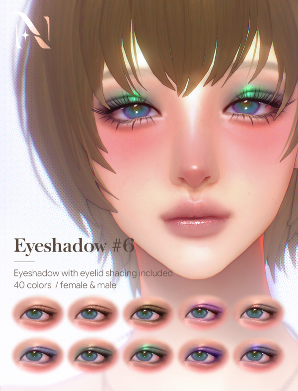 Mix 20260204 makeup set eyeshadow by simsfinds - The Sims 4 Custom Content