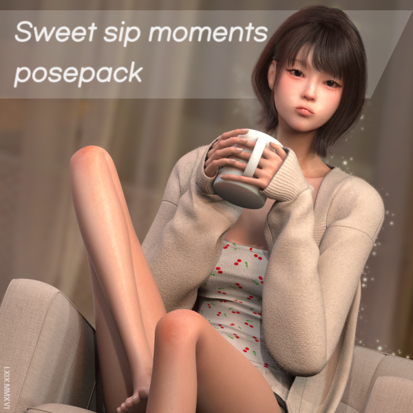 Mix Sweet sip moments posepack by simsfinds - The Sims 4 Custom Content