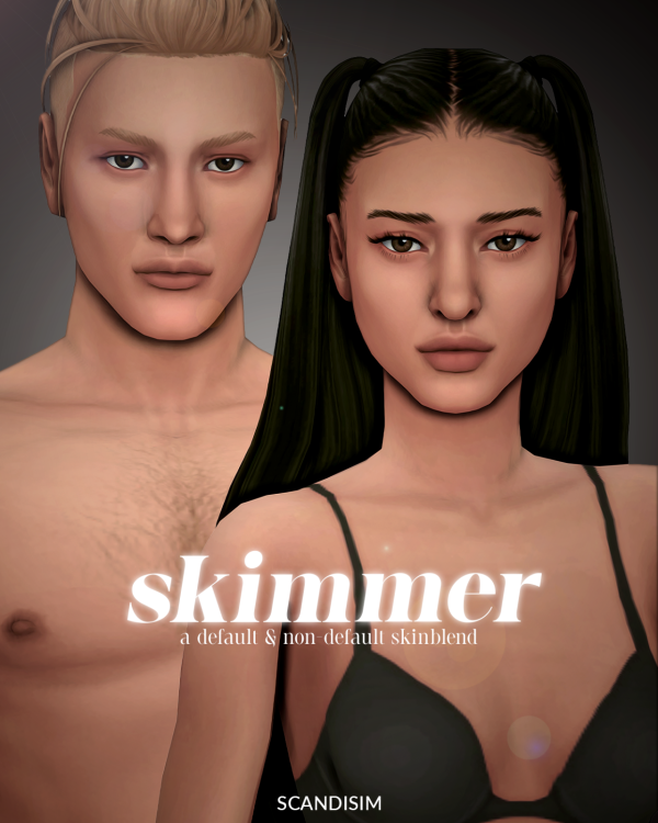 Maxis Match Skimmer Default Non default Skinblend by simsfinds - The Sims 4 Custom Content