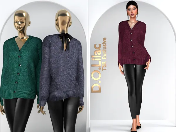 Alpha Soft Glam Edge Set DO127 by d-o-lilac - The Sims 4 Custom Content