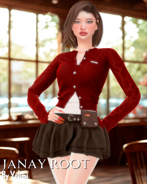Alpha Janay Root by Yolimi - The Sims 4 custom content