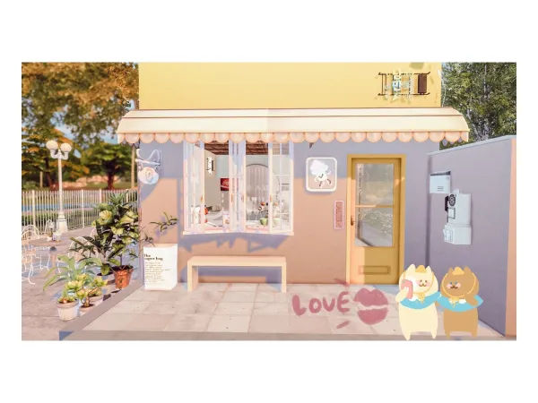 Maxis Match The Honey Yuzu Coffee by rachelsim - The Sims 4 Custom Content