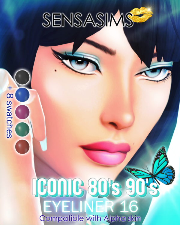 Mix Iconic 80's 90's E16 by sensasims - The Sims 4 Custom Content