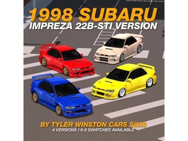 Tyler Winston Cars - 1998 Subaru Impreza 22B-STi Version