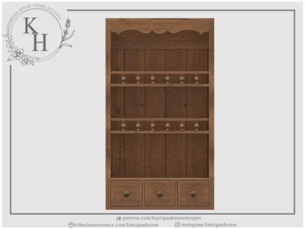Alpha [khd] baking cupboard by kerriganhouse - The Sims 4 Custom Content