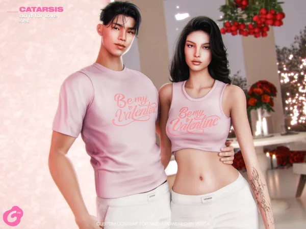 Alpha CATARSIS Do It For Love Set - The Sims 4 Custom Content