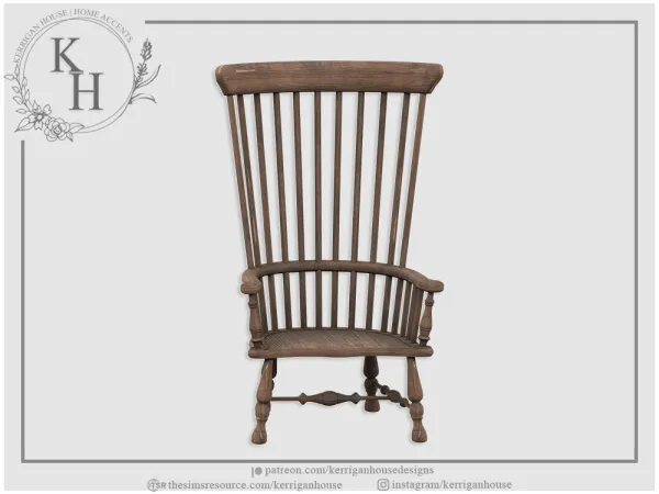 Alpha [khd] captain armchair by kerriganhouse - The Sims 4 Custom Content
