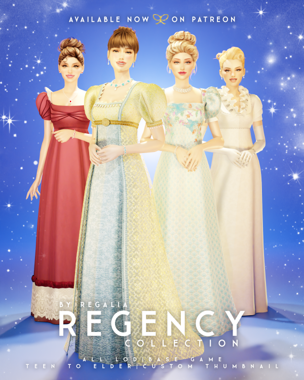 Mix The Regency Collection is Here! by simsfinds - The Sims 4 custom content