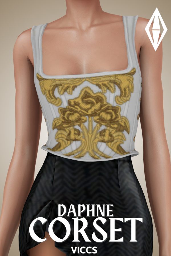 Maxis Match VICCS_DAPHNE CORSET (TEEN ELDER) by viccs - The Sims 4 Custom Content