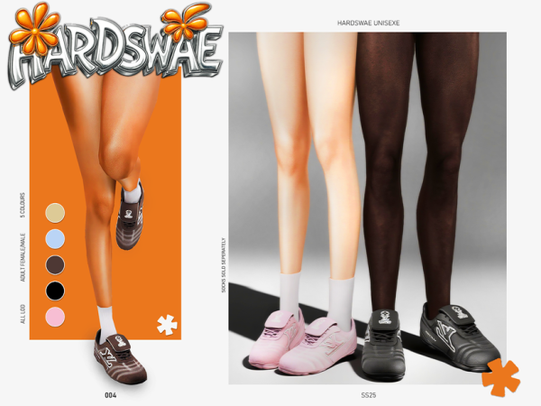 Alpha [H∀RDSWAE] ss2025 LV Footprint Sneaker by simsfinds - The Sims 4 custom content