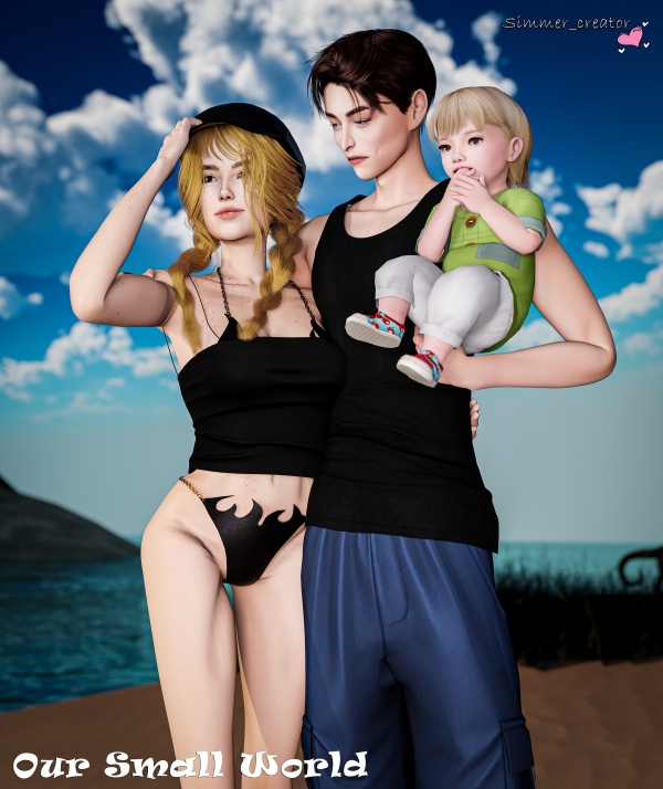 Mix Our small world by simmer_creator - The Sims 4 Custom Content