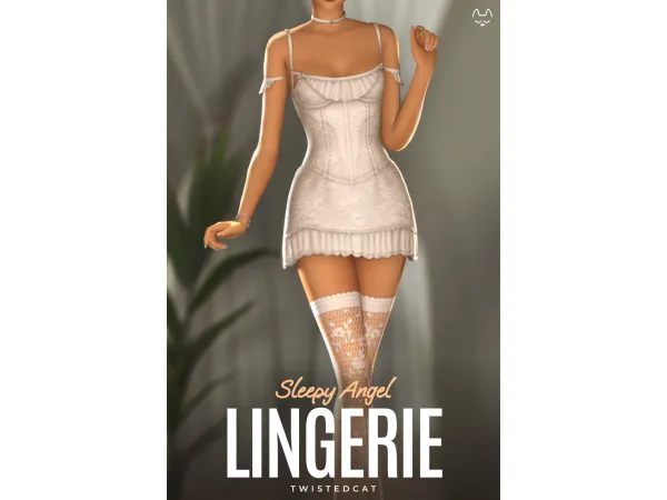 Sleepy Angel Lingerie by TwistedCat