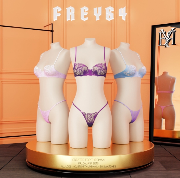 Alpha FR_Caliana Sets by freys4 - The Sims 4 Custom Content