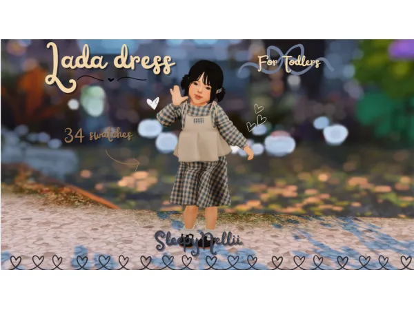 Lada toddler dress