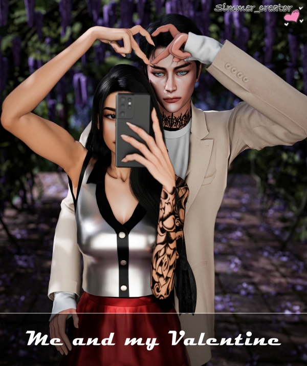 Mix Me and my Valentine by simmer_creator - The Sims 4 Custom Content