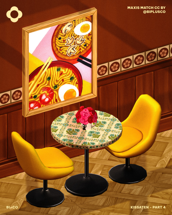 Maxis Match Kissaten Part 4 by simsfinds - The Sims 4 Custom Content