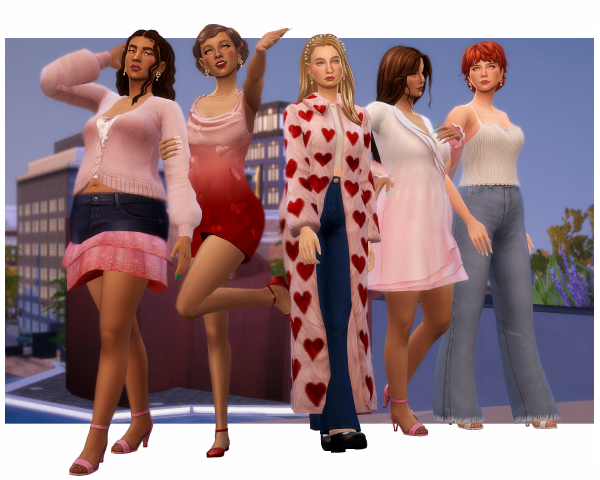 Maxis Match Love in the City by simsfinds - The Sims 4 Custom Content