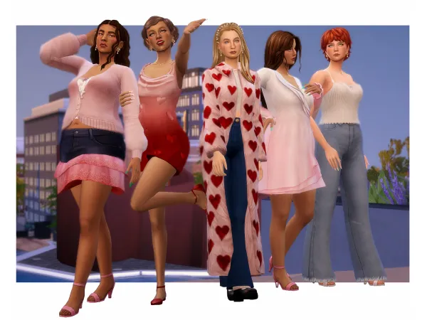 Maxis Match Love in the City by zeussim - The Sims 4 Custom Content