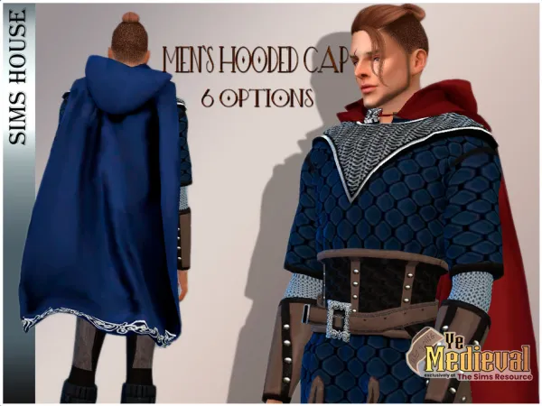 Alpha MEN'S HOODED CAP by thesimsresource - The Sims 4 Custom Content