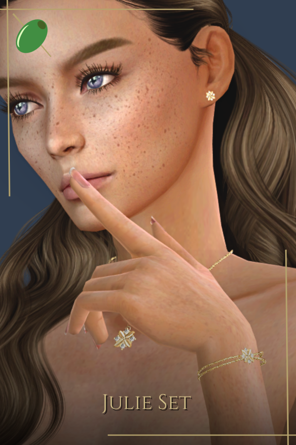 Alpha Julie Set by pitted0live - The Sims 4 Custom Content