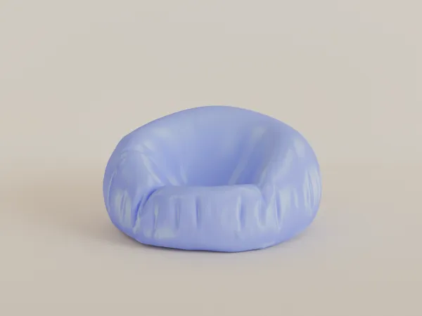 Mix Bedroom Bean Bag by mechtasims - The Sims 4 Custom Content