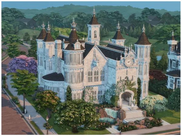 Mix MM The Floral Castle by thesimsresource - The Sims 4 Custom Content