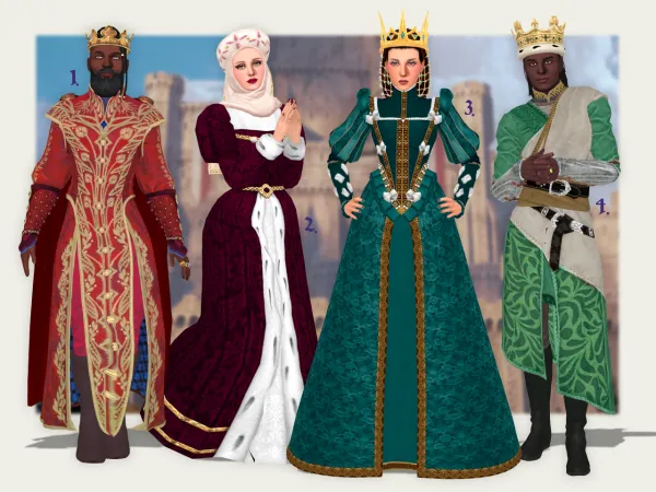 Alpha The Monarchs lookbook by thesimline - The Sims 4 Custom Content