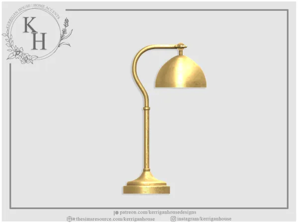 Alpha [khd] workstation lamp by kerriganhouse - The Sims 4 Custom Content