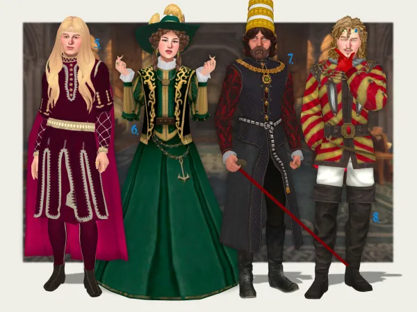 Mix The Nobres by simsfinds - The Sims 4 Custom Content