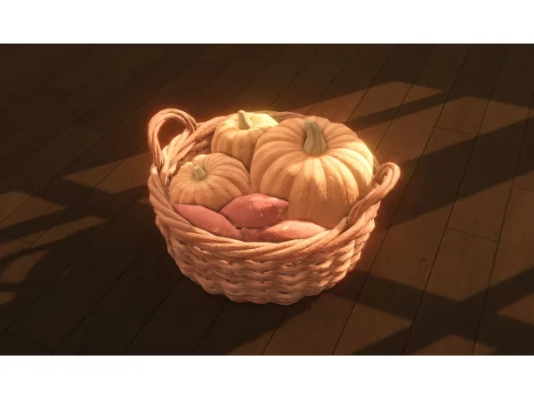 Mix Pumpkin Sweet Potato Basket Cheez Blast by cheezblast - The Sims 4 Custom Content