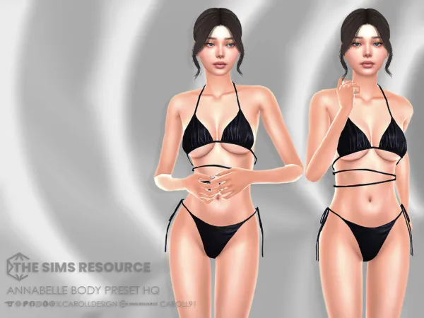 Mix Annabelle Body Preset HQ by thesimsresource - The Sims 4 Custom Content