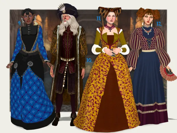 Mix The Nobres by thesimline - The Sims 4 Custom Content