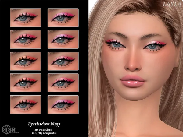 Alpha tsr Eyeshadow N197 - The Sims 4 Custom Content