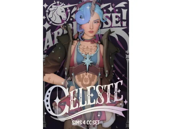 DEADLOCK CELESTE CC SET - 13 ITEMS by jessiminesims
