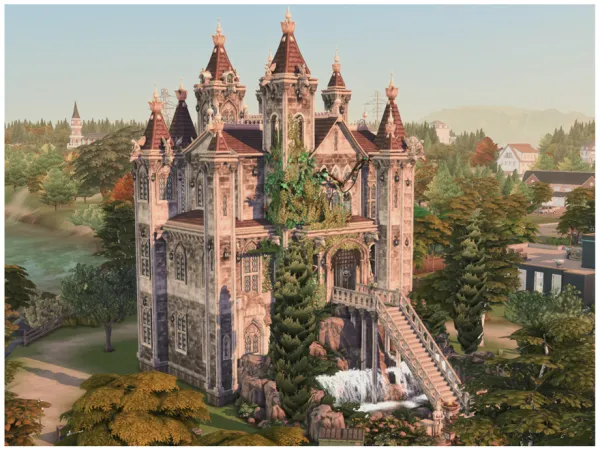 Maxis Match MM The Old Rustic Castle by thesimsresource - The Sims 4 Custom Content