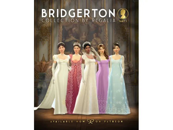 Maxis Match Bridgerton Collection Part 1 by simsregalia - The Sims 4 Custom Content