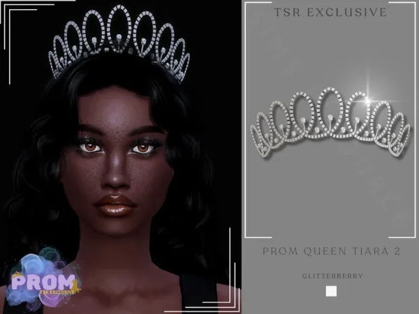 Alpha Prom Queen Tiara 2 by thesimsresource - The Sims 4 Custom Content