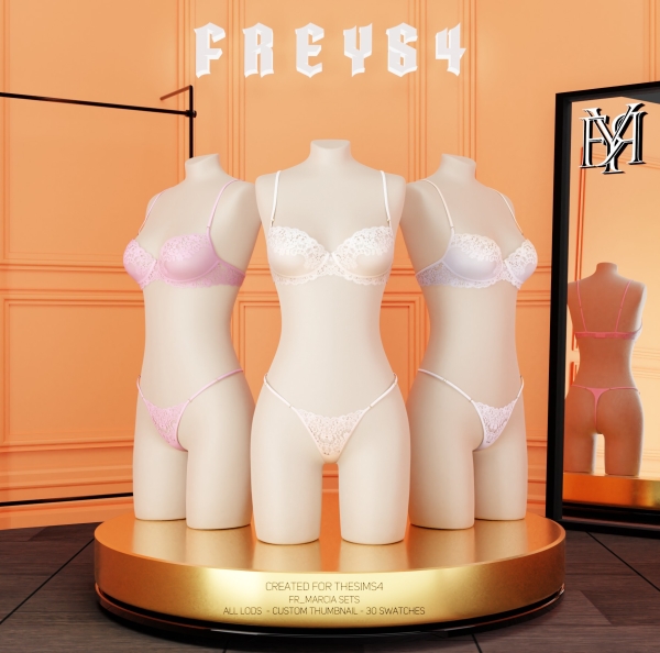 Alpha FR_Marcia Sets by freys4 - The Sims 4 Custom Content