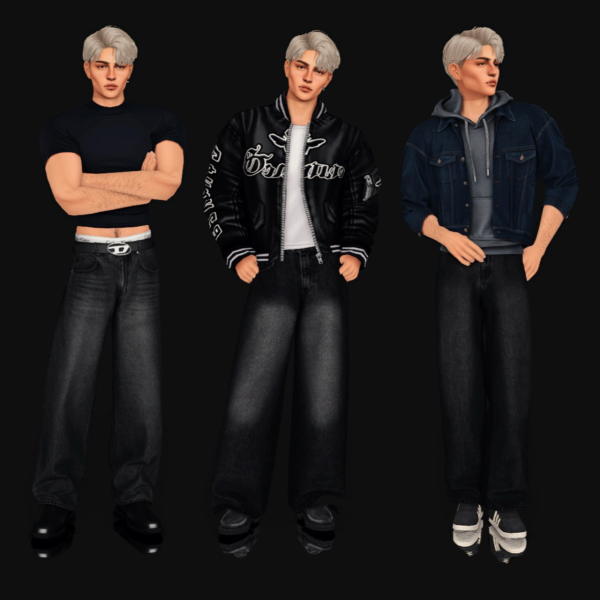 Alpha nolan lookbook by simsfinds - The Sims 4 Custom Content