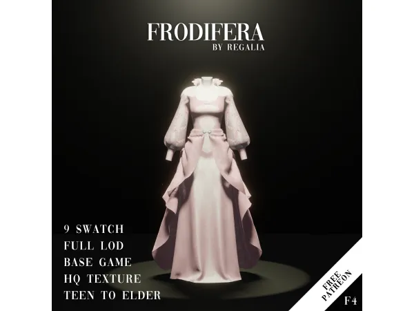 Mix FRODIFERA F4 by simsregalia - The Sims 4 Custom Content