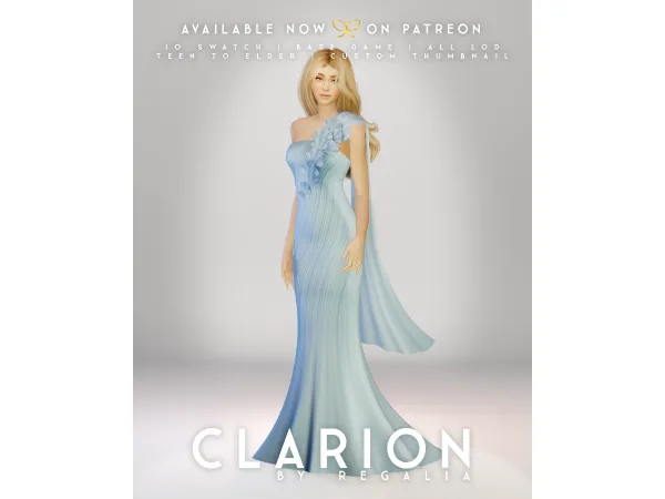 CLARION GOWN by simsregalia