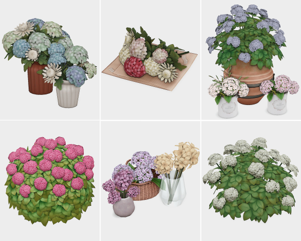 Maxis Match hydrangea lovers sims 4 finds by simsfinds - The Sims 4 Custom Content