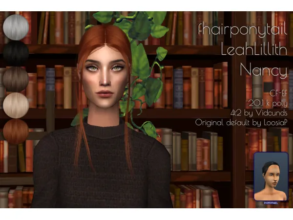 fakebloood Default replacement for BG female hair Part 5 by simsfinds - The Sims 2 Custom Content