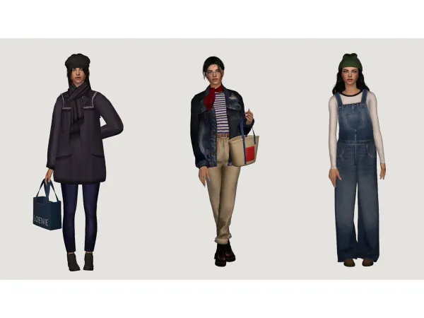 fishermancore lookbook with Maya by paranoia0612 - The Sims 2 Custom Content
